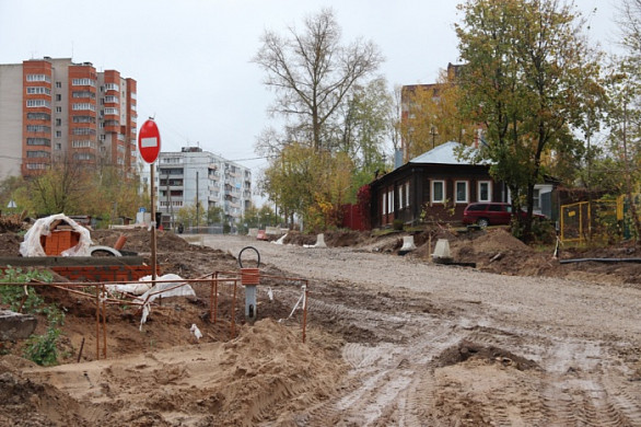 Дорога к Дворцу водных видов спорта будет двухполосной с тротуарами