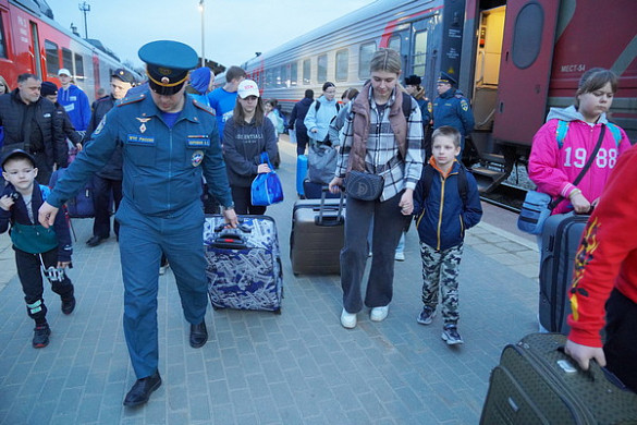  В Ивановскую область прибыли дети из Белгорода 