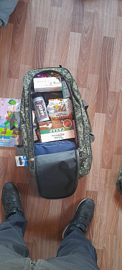 В Ивановской области волонтеры вручили первую партию вещмешков для мобилизованных
