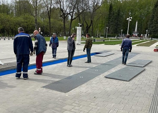 В Вичуге расконсервировали сухой фонтан