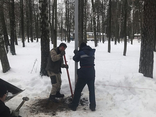 В парке Степанова началось благоустройство лесной аллеи 