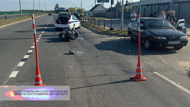 В Ивановской области произошло 6 аварий с двухколесным транспортом