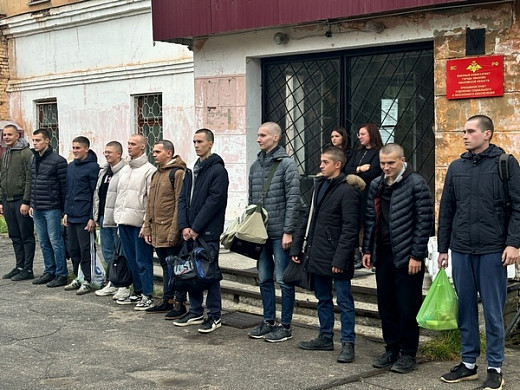  В Иванове прошла первая отправка призывников 