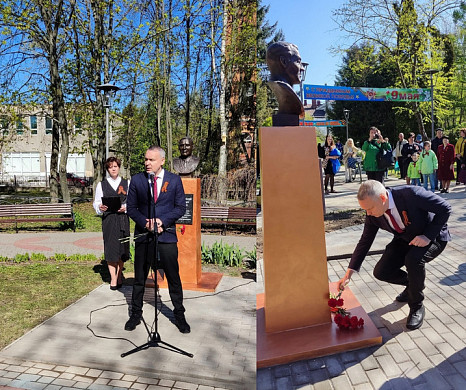 В Родниках открыли бюст первому Герою Советского Союза в Ивановской области