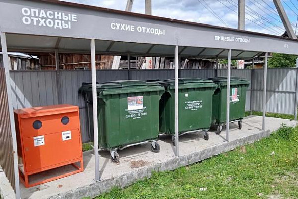 Жители села Аньково добились оборудования контейнерной площадки