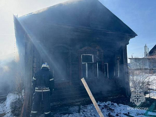 В Шуе на пожаре погиб асоциальный мужчина