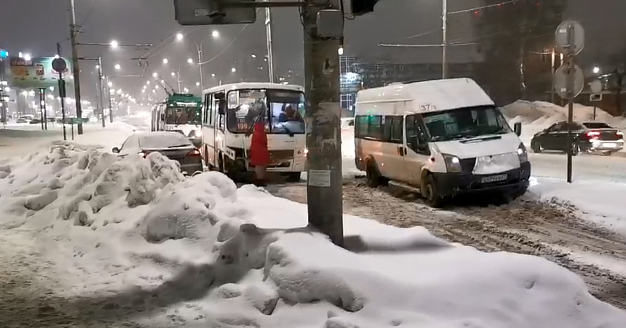 В Иванове на улице Типографской случилось еще одно ДТП с автобусом 