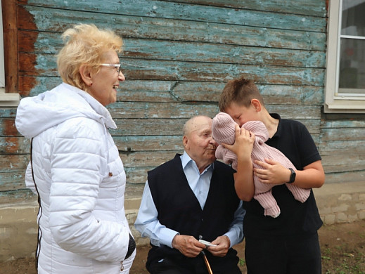 Ветеран Федор Семенович Шаронов из села Богородское отметил 100-летие