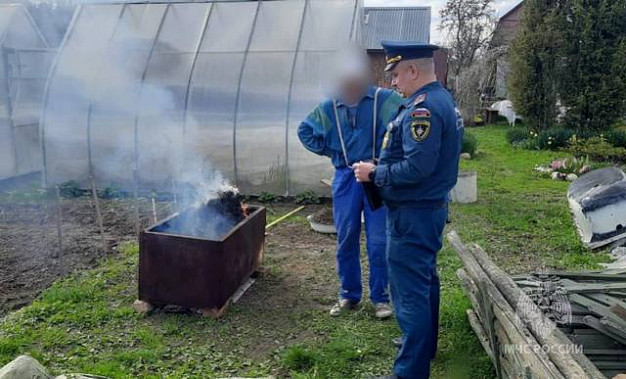 В регионе продолжают штрафовать любителей пожечь мусор на дачах
