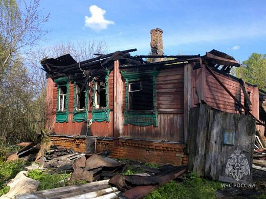  В Комсомольском районе на пожаре погиб мужчина 