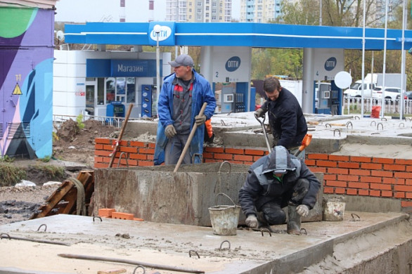Дорога к Дворцу водных видов спорта будет двухполосной с тротуарами