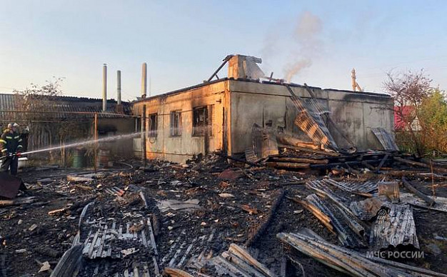 В Арефино Шуйского района сгорел частный дом на площади 150 квадратов