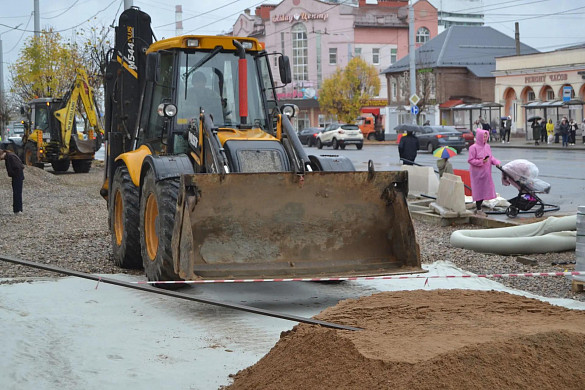  Ремонт проспекта Ленина выполнен на 40 процентов 