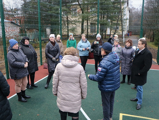 В Ивановской области открыли многофункциональную спортивную площадку 