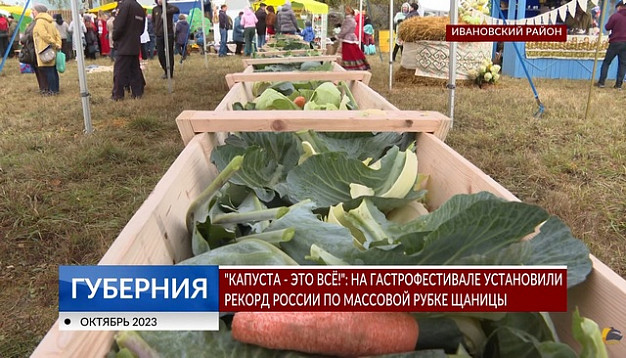 Официально подтверждены новоталицкие рекорды России по рубке капусты