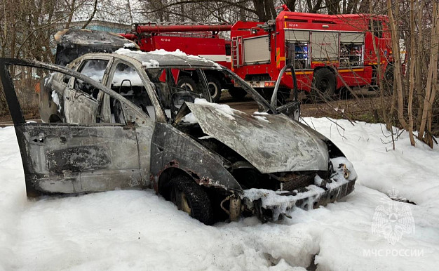  В Родниках сгорел автомобиль