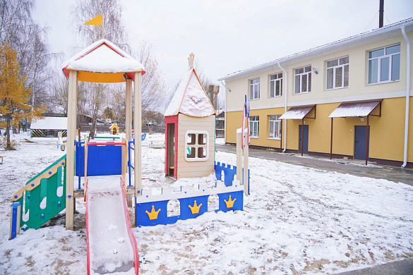 В Пестяках отремонтировали полувековое здание детского сада