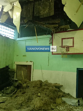 В здании, где расположен детсад, обрушен потолок