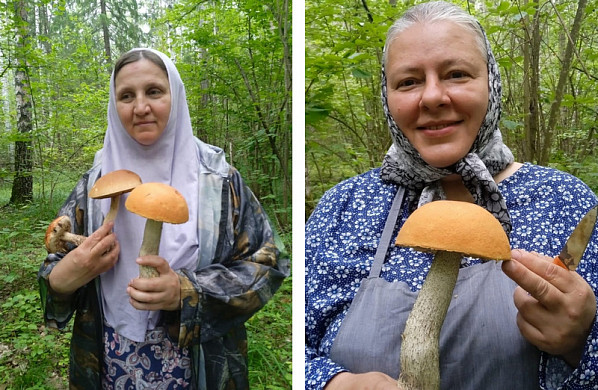 Сестры Введенского монастыря нашли гигантские грибы