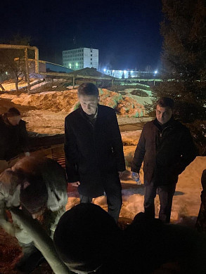 В Фурманове всю ночь устраняли аварию на водопроводе 