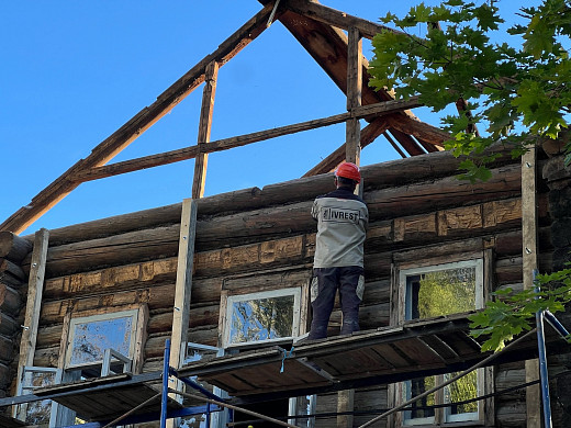 В Плесе продолжаются противоаварийные  работы в доме Кузнецова