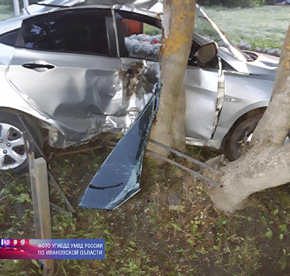 В Комсомольске водитель иномарки погиб, врезавшись в дерево
