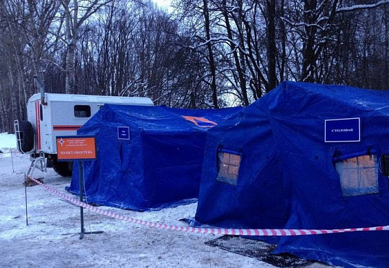 На автотрассах региона открыли несколько десятков пунктов обогрева