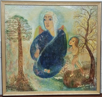 Художница из Южи, которая писала картины собачьим хвостом, стала объектом исследования