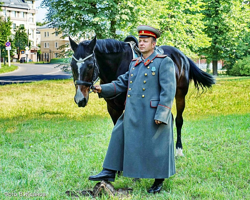 В Ивановской области «собирают памятник» из живых людей и коня
