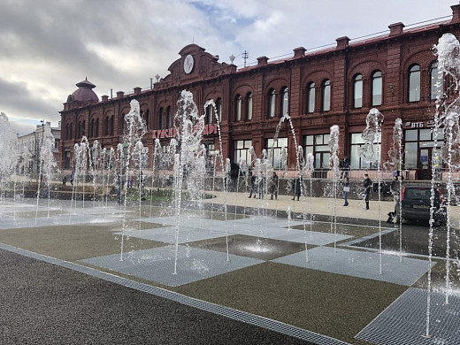 В Кинешме снова не работает сухой фонтан
