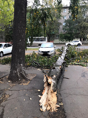  Последствия шквалистого ветра в Ивановской области 