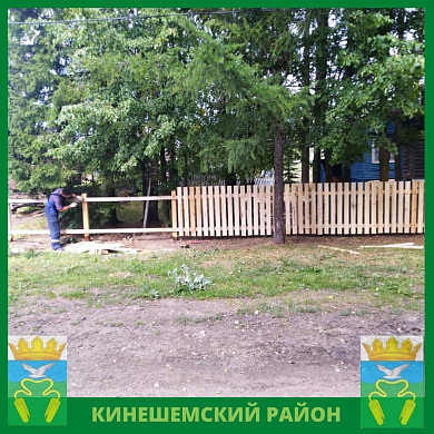 Казаки во главе с атаманом помогли музею Маршала Василевского в Кинешемском районе