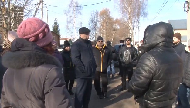 В Иванове жители протестуют против строительства дороги 