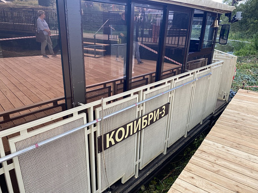 В день города в Иванове по Уводи запустили трамвайчик «Колибри»