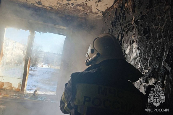 В Заволжске из горящего дома эвакуировали 15 человек