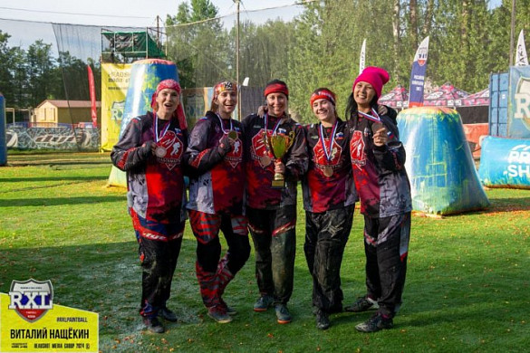 Ивановские девушки стали трехкратными чемпионками России по пэйнтболу