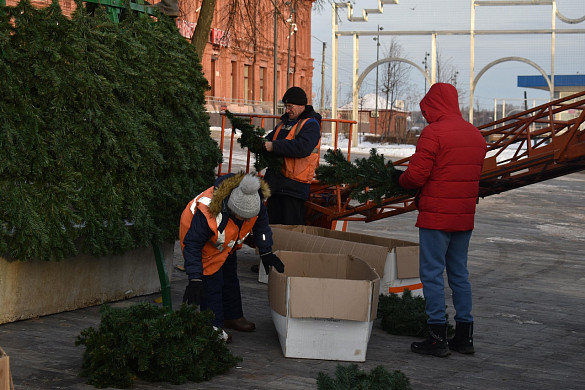 В Кинешме установят более 25 новогодних ёлок