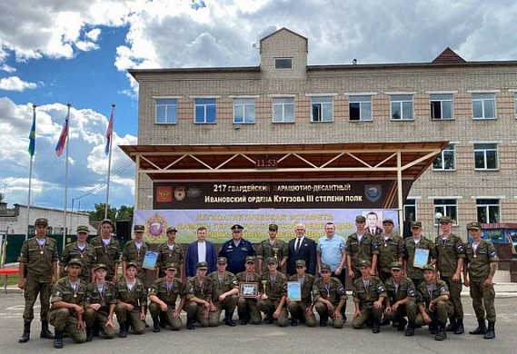 Среди ивановских десантников-новобранцев провели эстафету