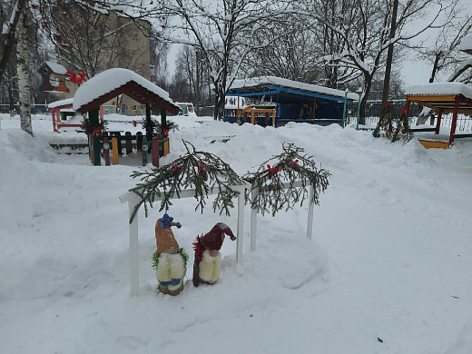 В Шуе детский сад украсили символы «Русского Рождества» 