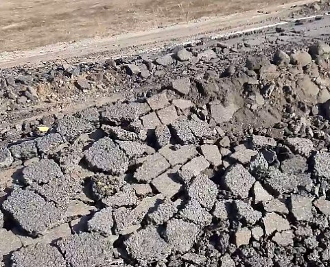  В Родниковском районе вздыбился асфальт на недавно отремонтированной по нацпроекту трассе 