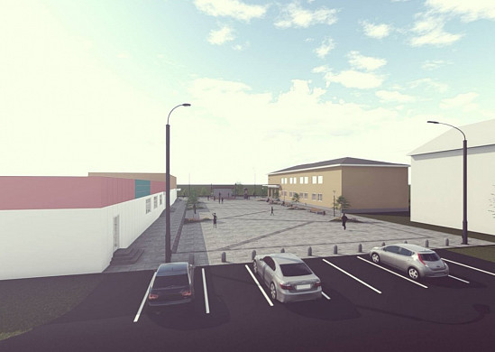 В Савине благоустроенную площадь портит только затопленная парковка 