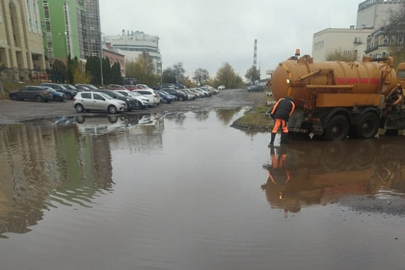  В Иванове с некоторых улиц воду приходится откачивать несколько раз в день 