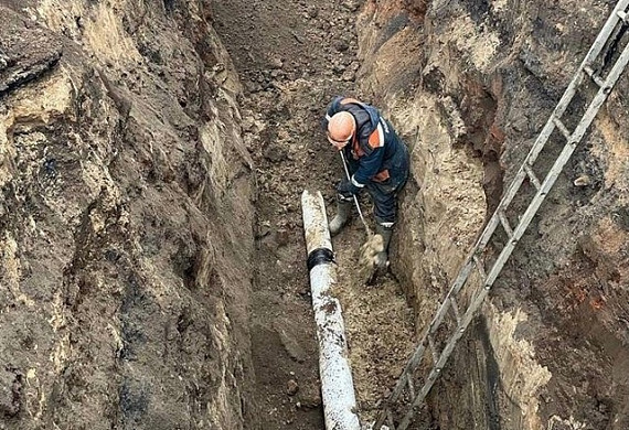 За неделю сотрудники «Водоканала» устранили 39 протечек