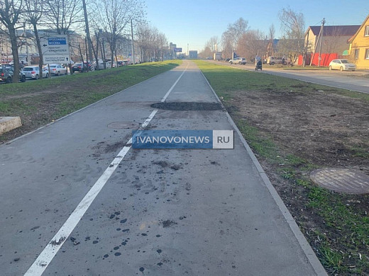 Власти назвали причину провала дороги под окнами департамента дорожного хозяйства