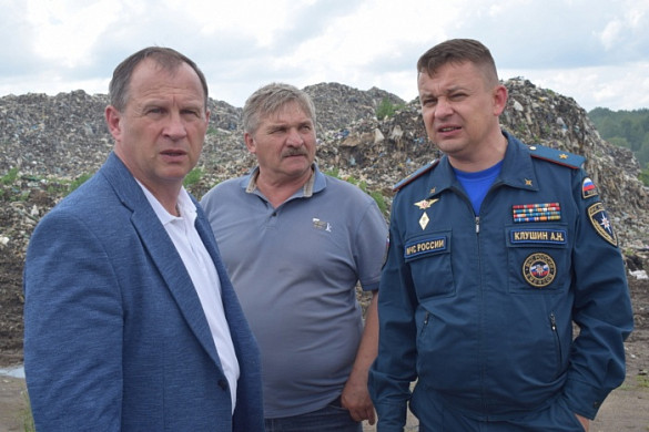  В Иванове создан штаб по ликвидации горения на полигоне «Залесье» 