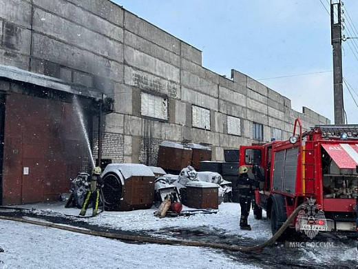 В Ивановском районе горело производство угля