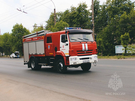 В Иванове в частном доме случился пожар