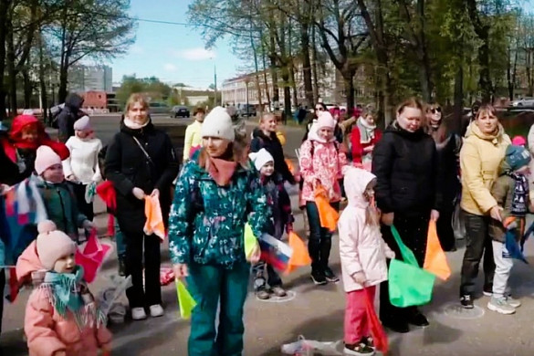 Ивановские малыши нарисовали «Победу»