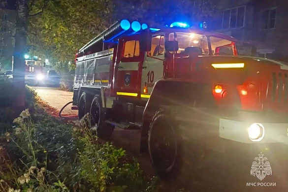 В Фурманове при пожаре в пятиэтажке на Хлебникова спасли человека 