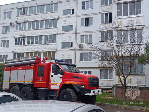 В Кинешме на пожаре мужчину спасли при помощи «хулигана»